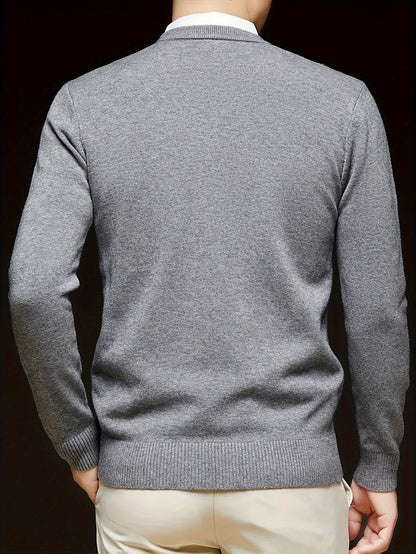 Nigel | Refined V-Neck Jumper