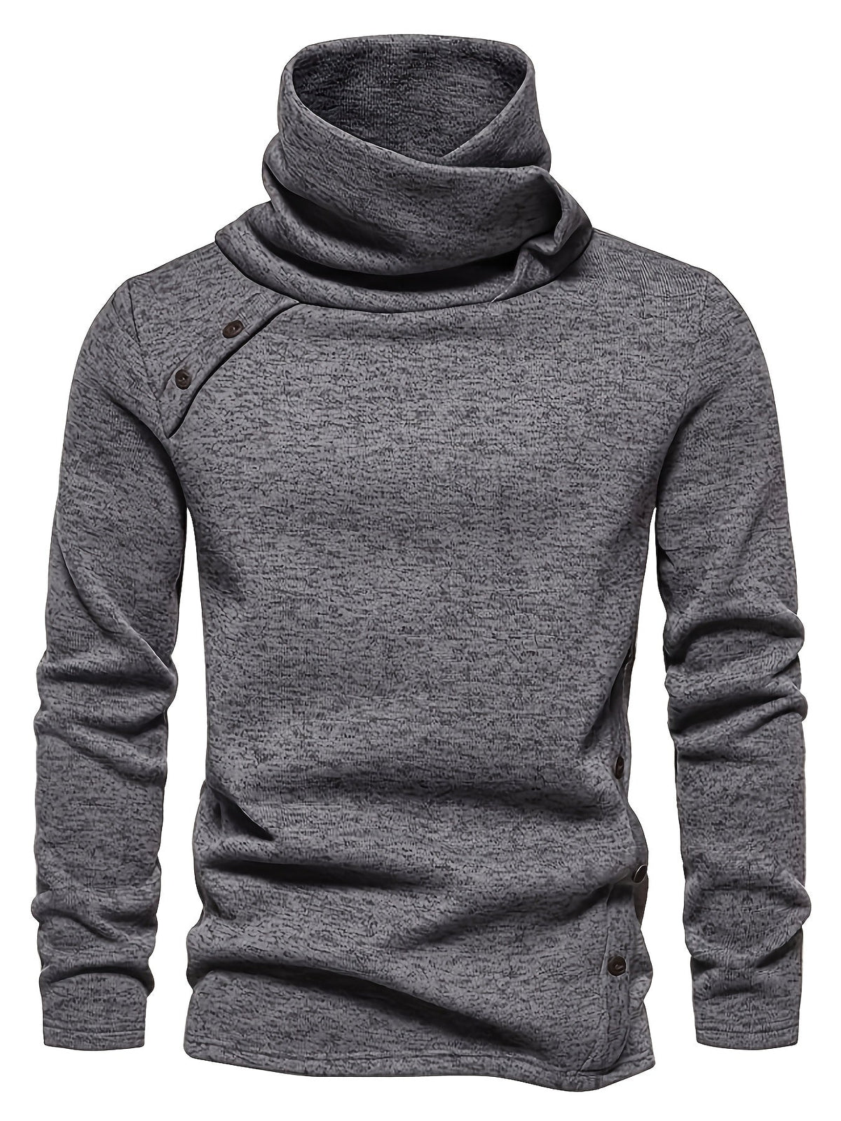 Marcus | Slouch-Neck Button Sweater