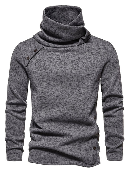 Marcus | Slouch-Neck Button Sweater