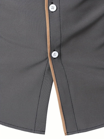Brooks | Refined Contrast-Trim Shirt