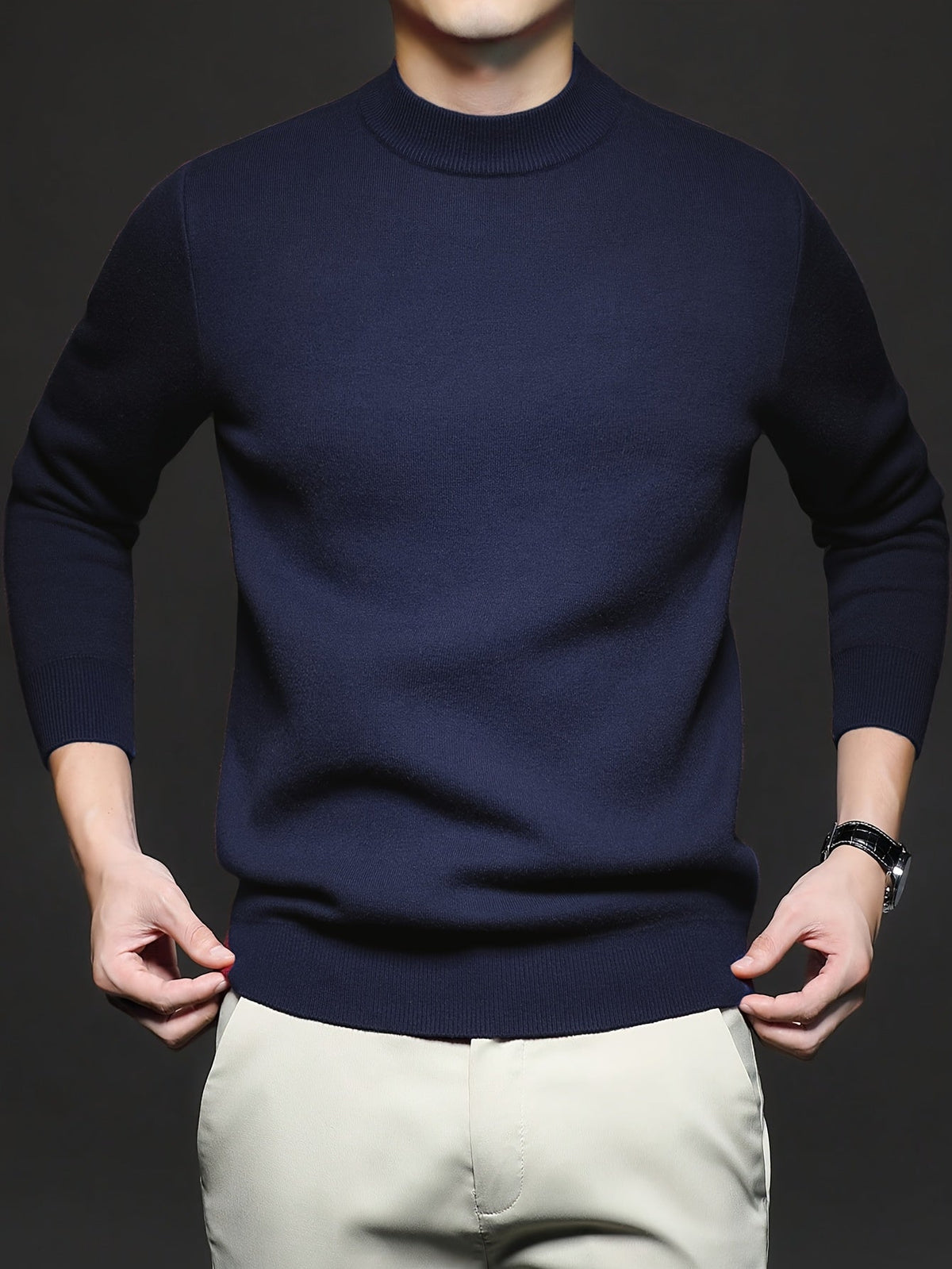 Tobias | Refined High-Neck Sweater