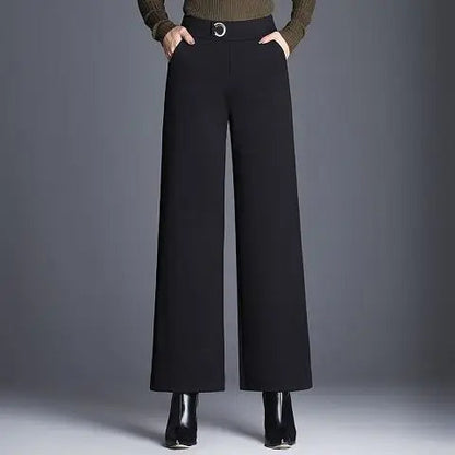 Jenny | Checked Wide-Leg Trousers