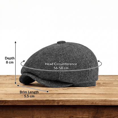 Charles | Classic Everyday Blend Flat Cap