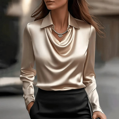 ROSANNA | ELEGANT SATIN BLOUSE