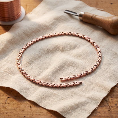 Ethal's Cedar Copper Necklace