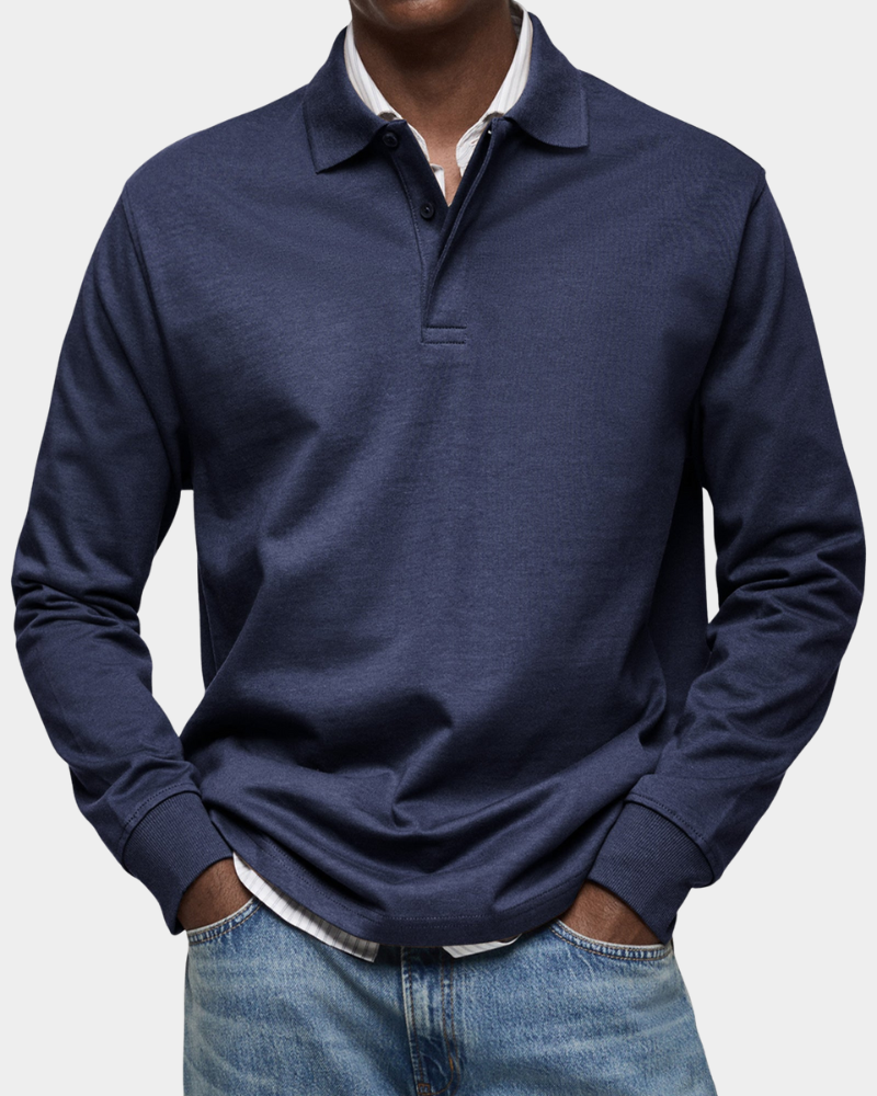 CHARLES | CLASSIC LONG-SLEEVE POLO