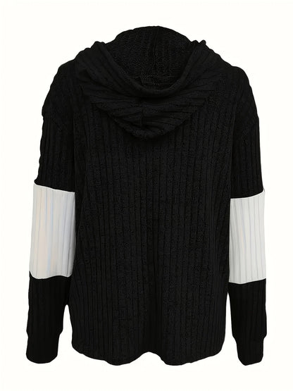 Tamara | Textured Hooded Zip Jacket