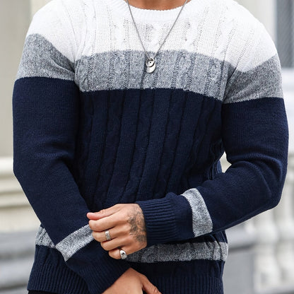 Nigel | Textured Cable-Knit Jumper