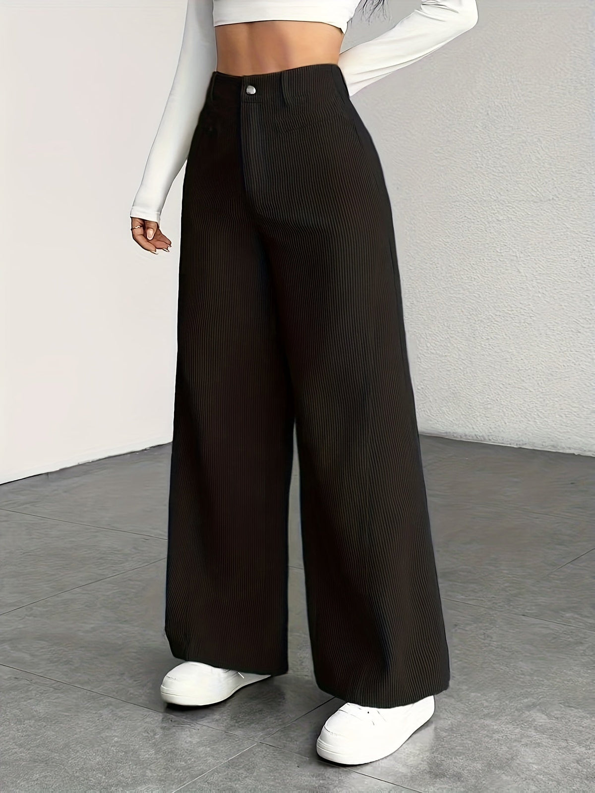 Nora | High-Waisted Wide-Leg Trousers