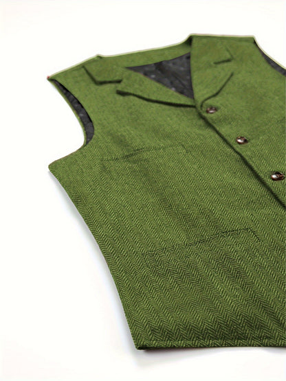 Rhodes | Heritage Herringbone Waistcoat