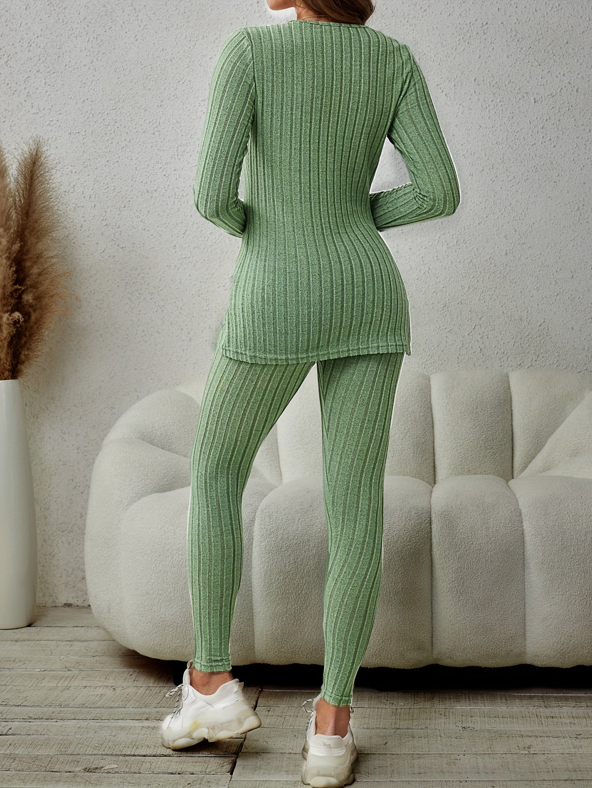 Miranda | Relaxed Ribbed Two-Piece Set