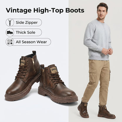Rowan | Rugged High-Top Boots