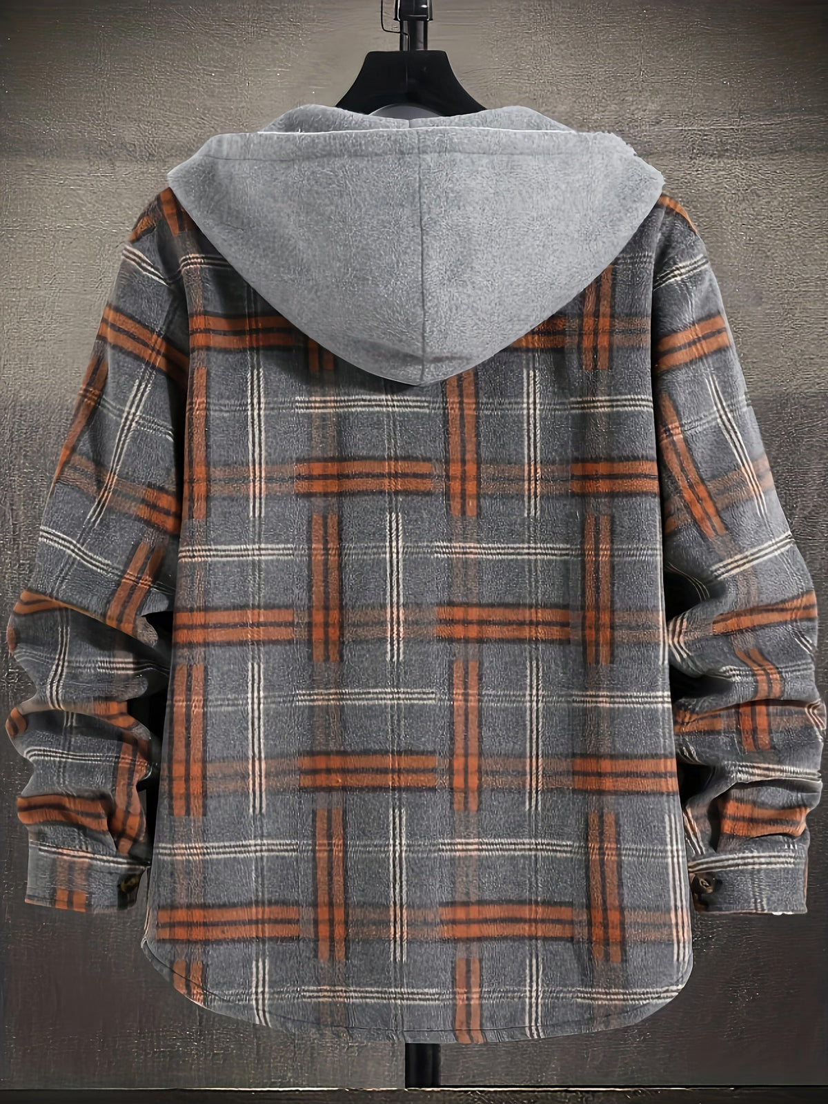 Gabriel | Christmas Hooded Plaid Jacket