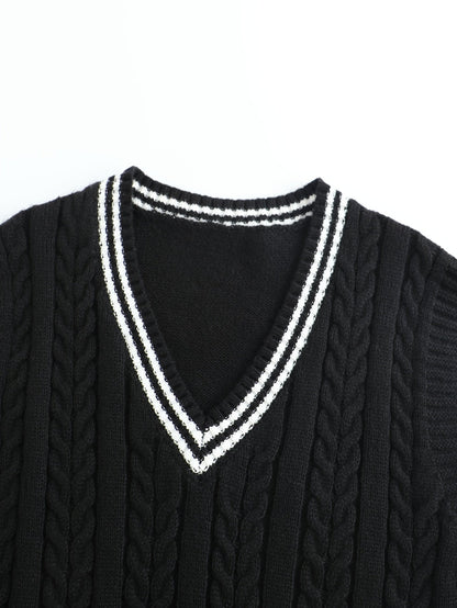 Lionel | Classic Cable-Knit Sweater Vest