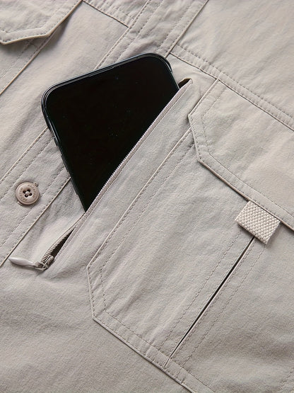 Hollis | Utility Long-Sleeve Cargo Shirt