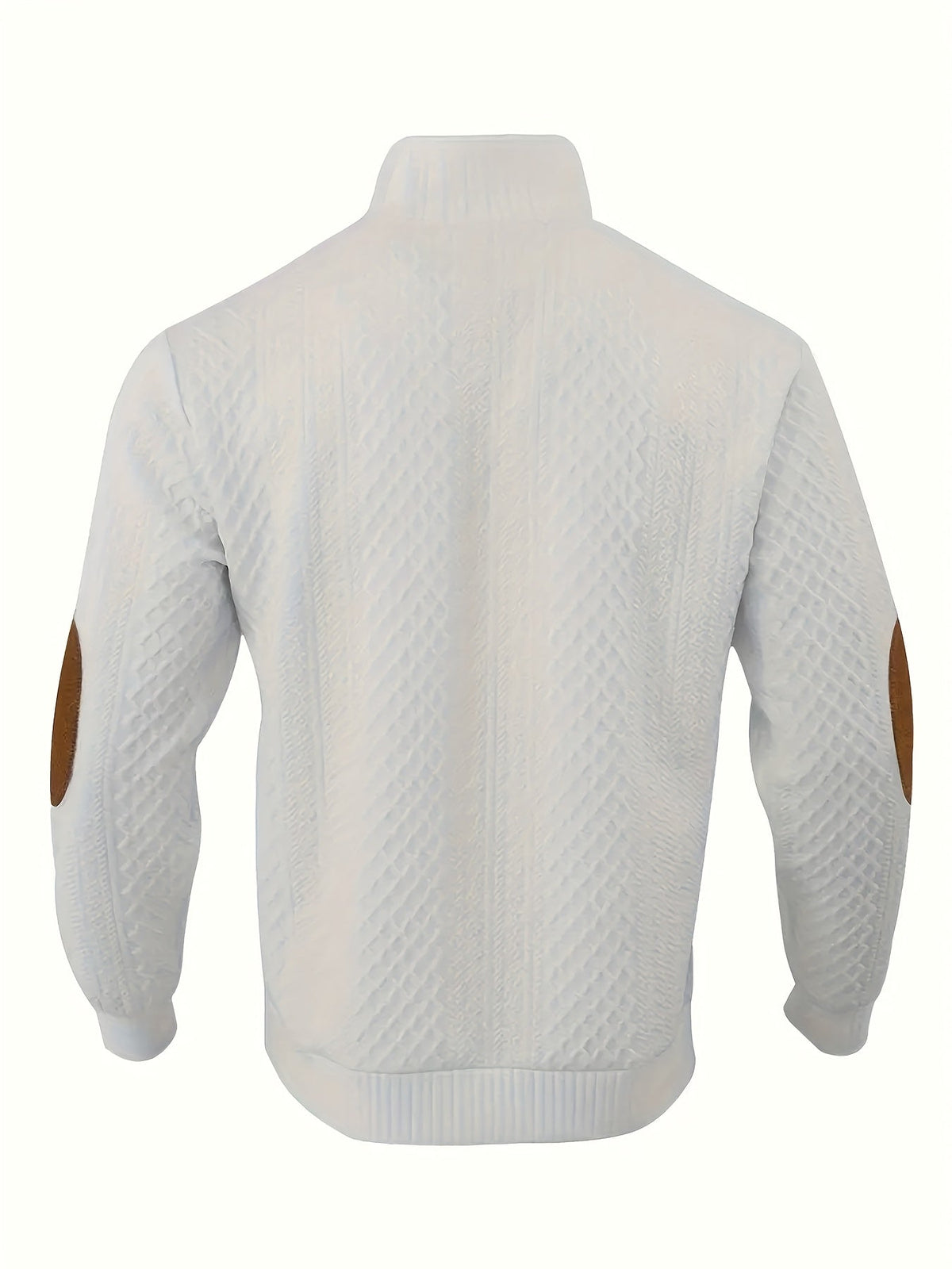 Gabriel | Textured Stand-Collar Jumper