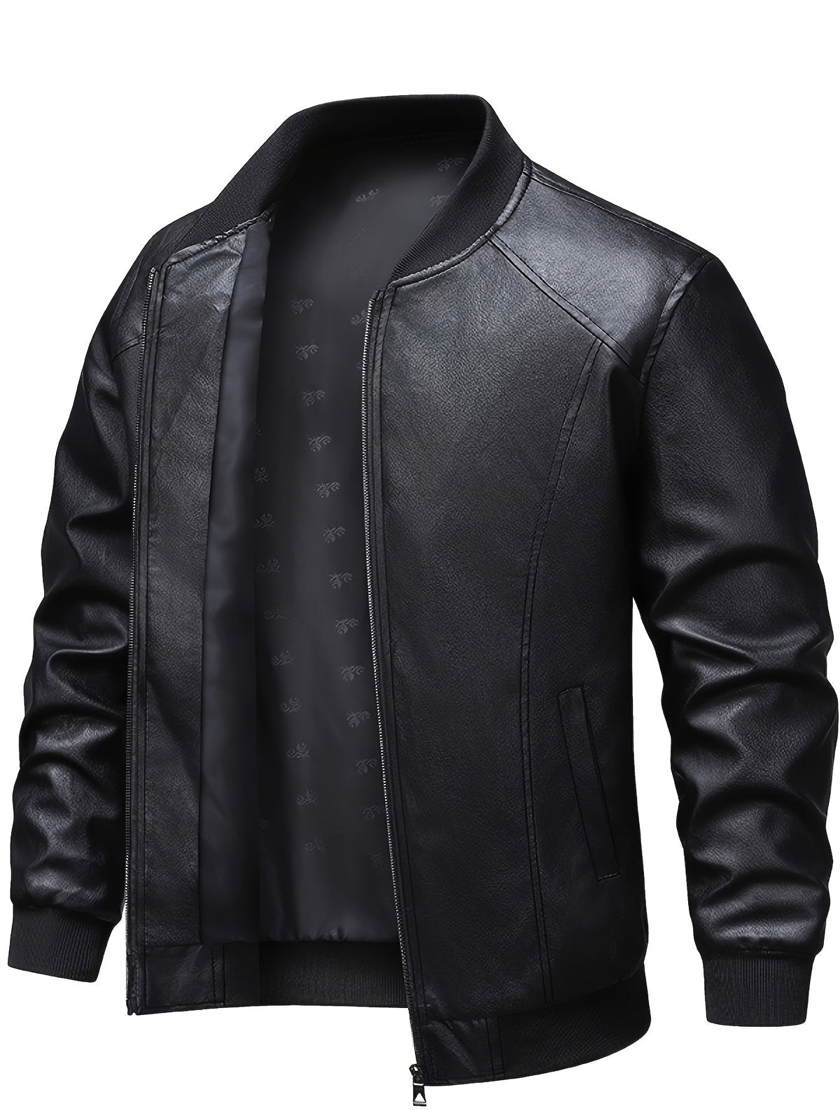 Calvin | Refined Zip-Up Bomber Jacket