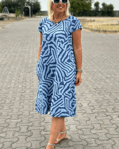 AVANILLE | ROUND NECK DRESS