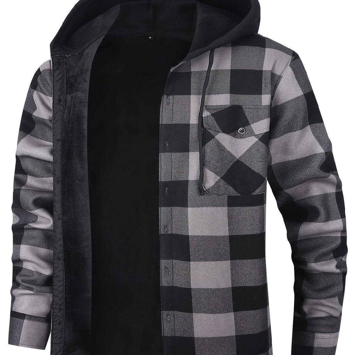 Rowan | Hooded Checked Shirt Jacket