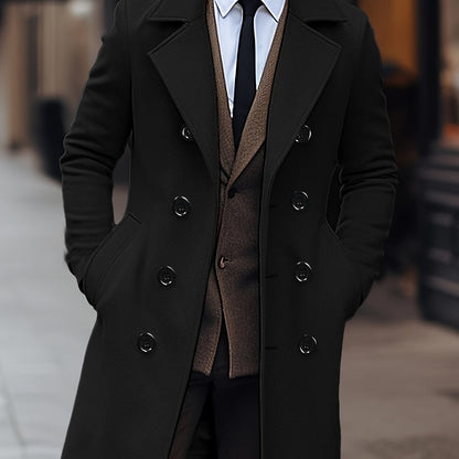 Hugh | Double-Breasted Tailored Overcoat