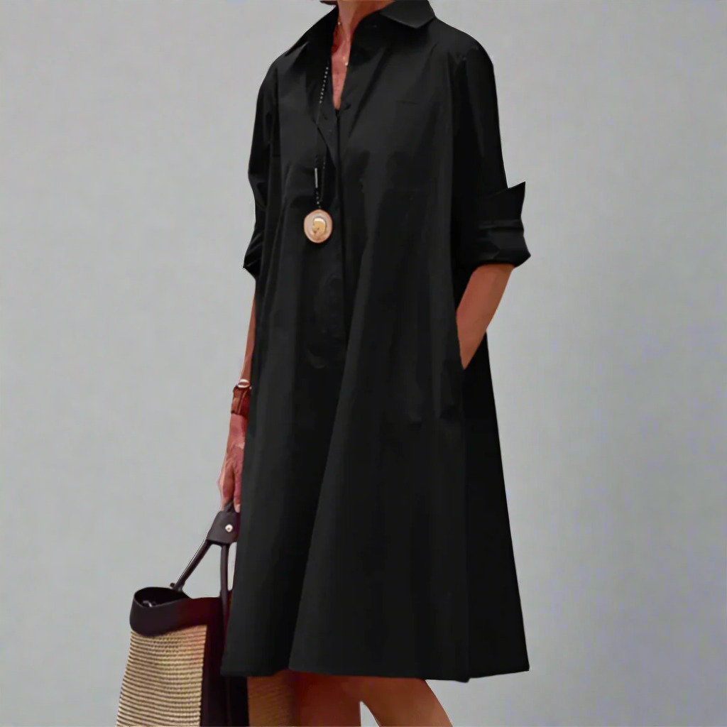 SANDRINE | COMFORTABLE AND ELEGANT POLO DRESS