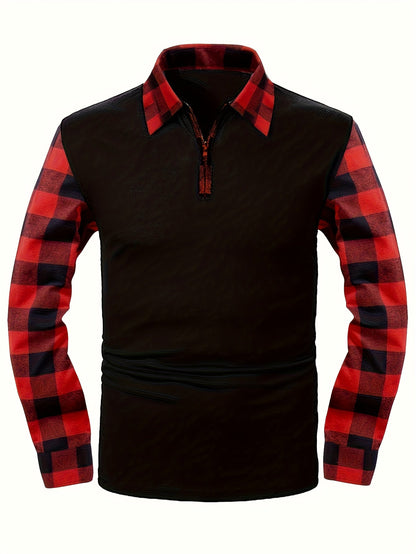 Curtis | Half-Zip Collared Polo Shirt