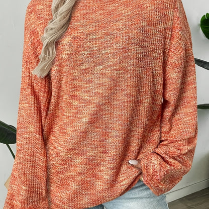 Greta | Relaxed Waffle-Knit Sweater