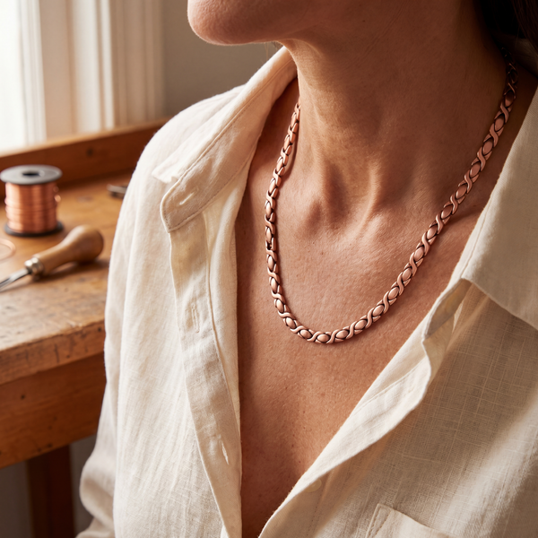 Ethal's Cedar Copper Necklace