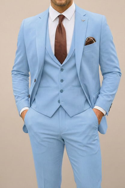 Cameron | Classic Modern Three Piece Suit Set