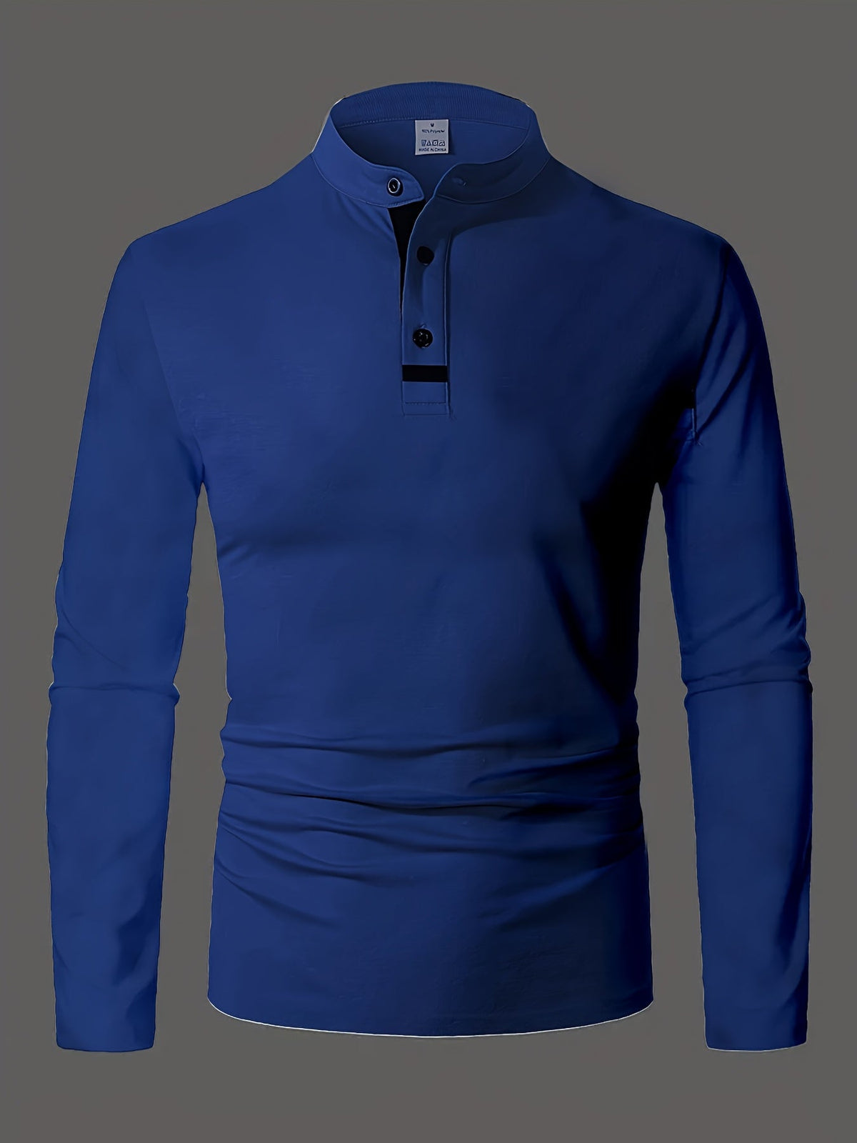 Reginald | Refined Long-Sleeve Henley Shirt