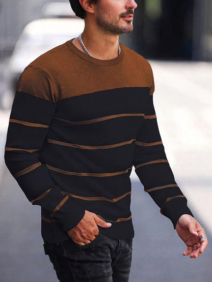 Rory | Colour-Block Striped Pullover