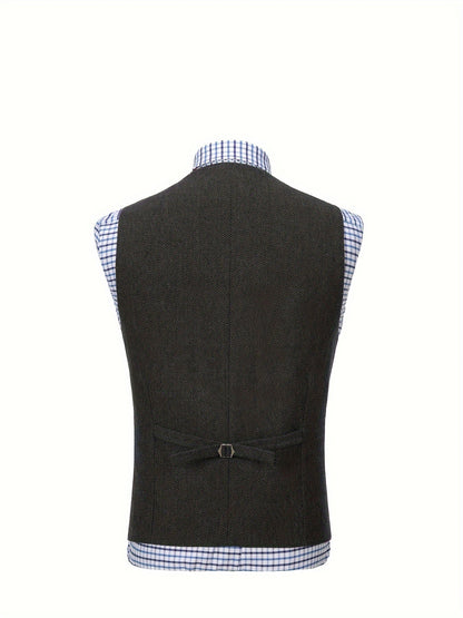 Rhodes | Heritage Herringbone Waistcoat