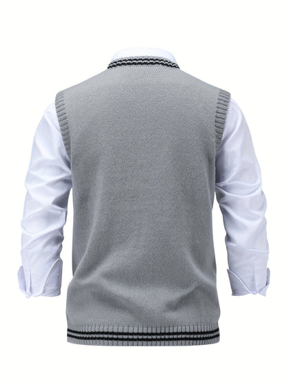 Lionel | Classic Cable-Knit Sweater Vest