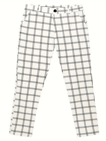 Ellison | Slim-Fit Checked Trousers