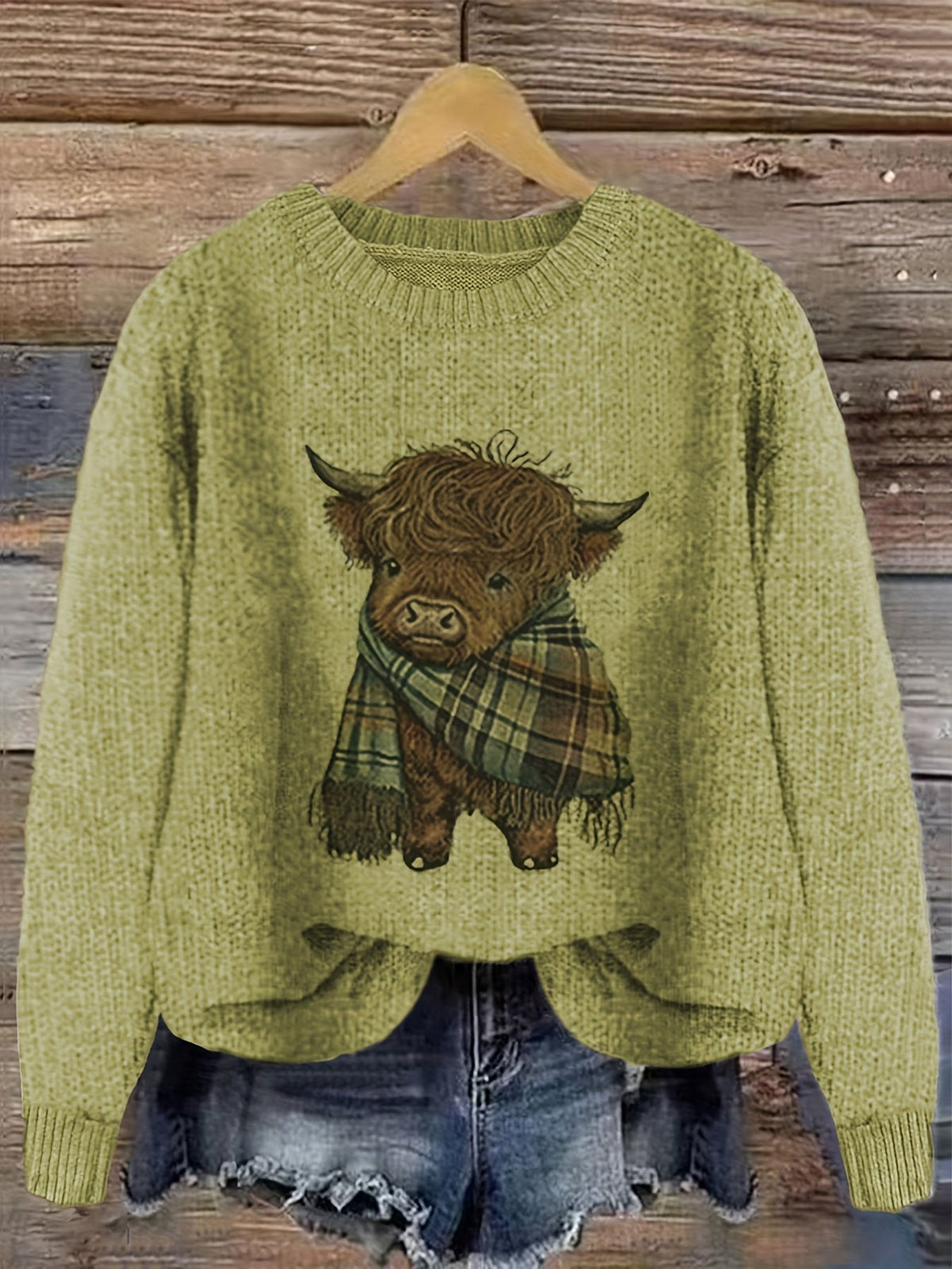 Bonnie | Cosy Highland Cow Pullover
