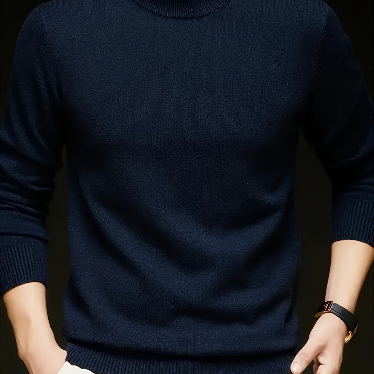 Cedric | Cosy Mock-Neck Sweater