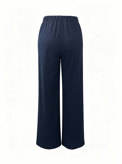 Marlene | High-Waisted Straight-Leg Trousers