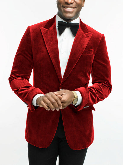 Harley | Stylish Tailored Fit Velvet Formal Jacket