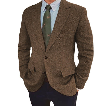 Stefan | Retro Single-Breasted Two-Buttons Jacket