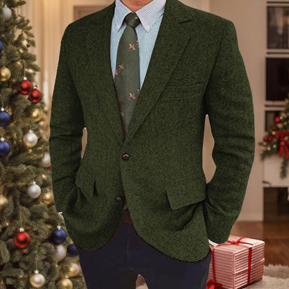 Stefan | Retro Single-Breasted Two-Buttons Jacket