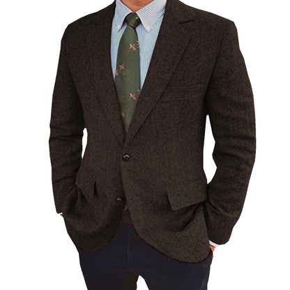 Stefan | Retro Single-Breasted Two-Buttons Jacket