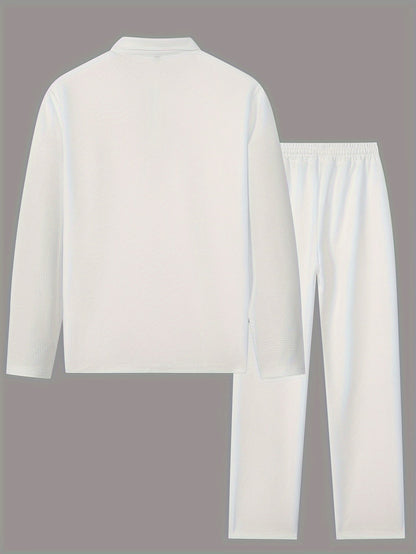 Xavier | Relaxed Waffle-Knit Two-Piece Set
