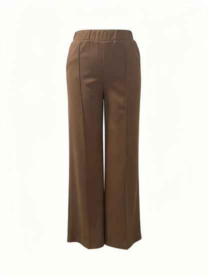 Marlene | High-Waisted Straight-Leg Trousers