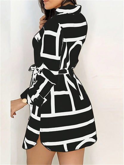 Lorena | Belted Statement Shirt Dress