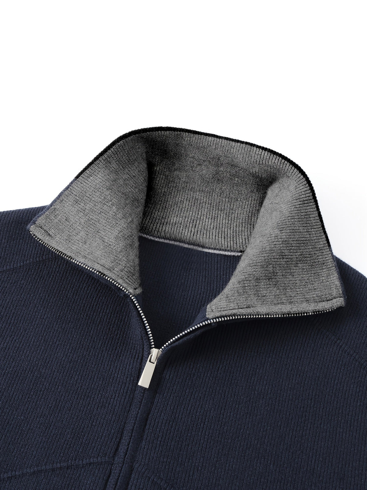 Winslow | Zip-Up Stand-Collar Cardigan