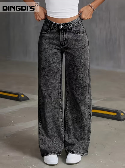 Annabel | Wide-Leg Straight Jeans