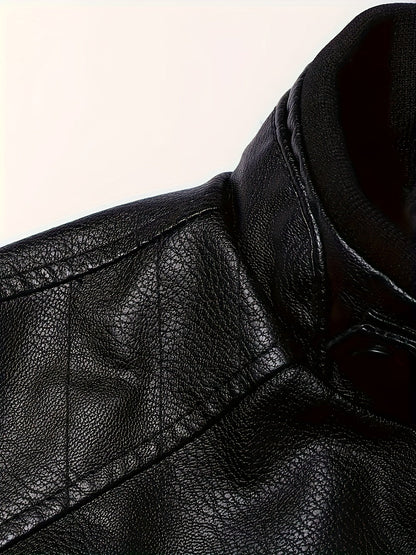 Damon | Classic Stand-Collar Moto Jacket