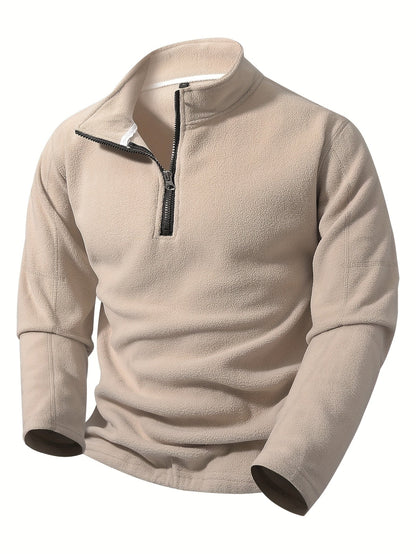 Fraser | Stand-Collar Half-Zip Pullover