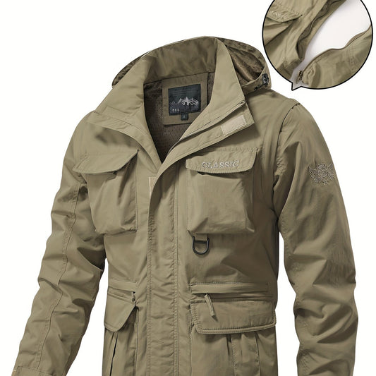 Auden | Detachable-Hood Utility Jacket
