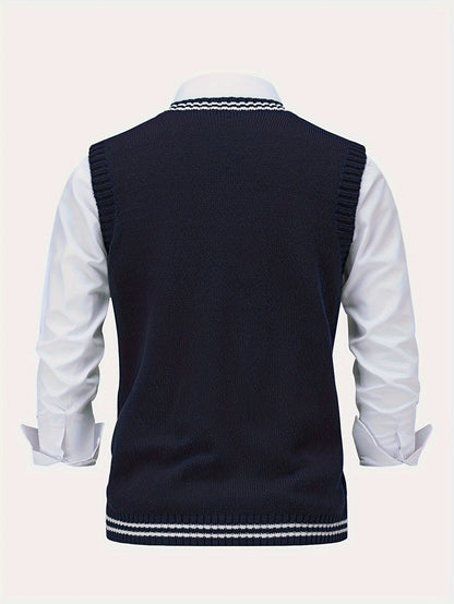 Lionel | Classic Cable-Knit Sweater Vest